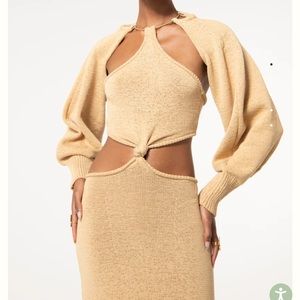 CULT GAIA salima knit dress